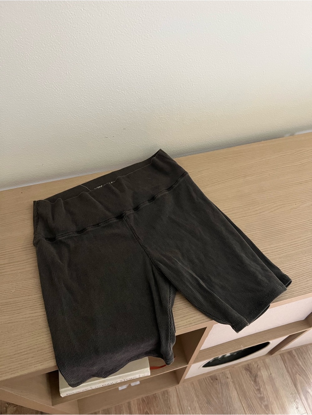 Groceries plant dyed biker shorts
